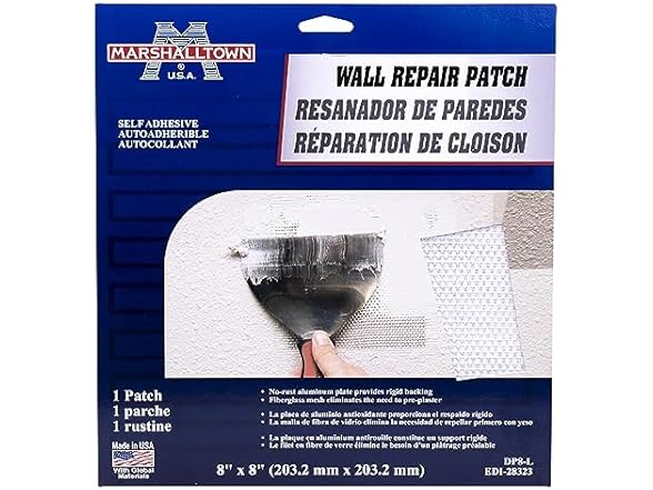 Wall Repair Patch Kit 8x8 USA Made