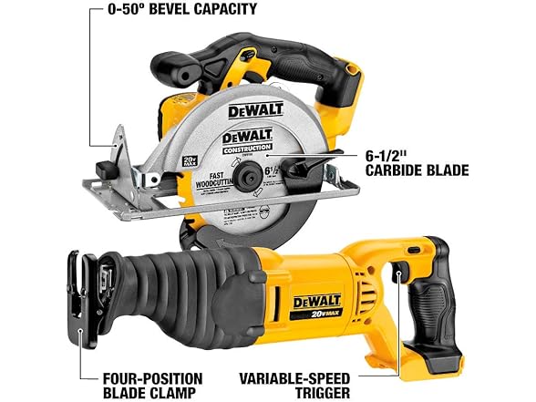 DEWALT DCK620D2 20V MAX 6 Tool Combo Kit