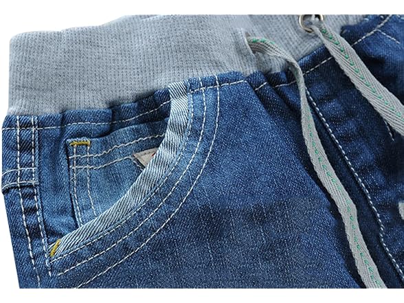 JiaYou Boys (3T) Toddler Kid Boy Elastic Mid Jeans