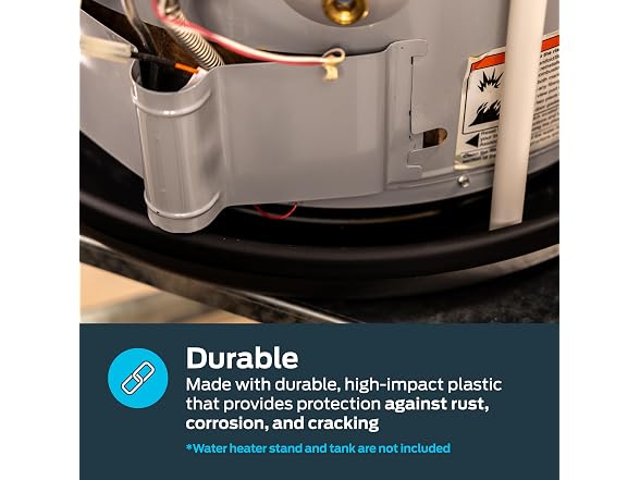 Eastman Water Heater Drain Pan with PVC