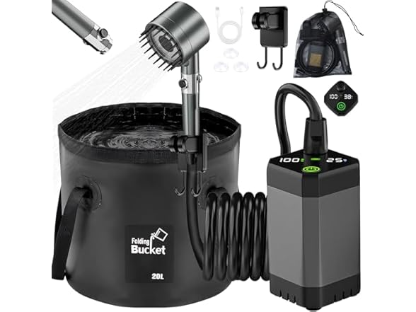 Omzer Portable Shower for Camping