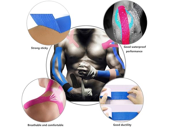Sanfire Kinesiology Tape 2 Rolls
