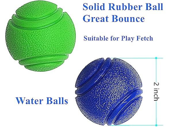 FULLINY Puppy Toys Small Rubber Balls