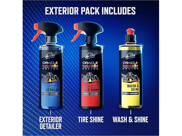 3pc Exterior Car Detailing Kit 16oz