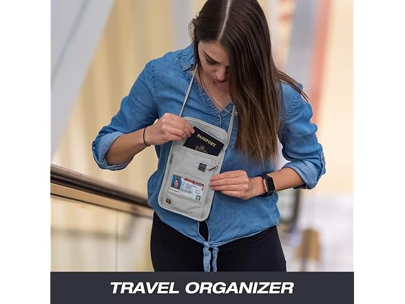 Lewis N. Clark Stash Neck Travel Wallet