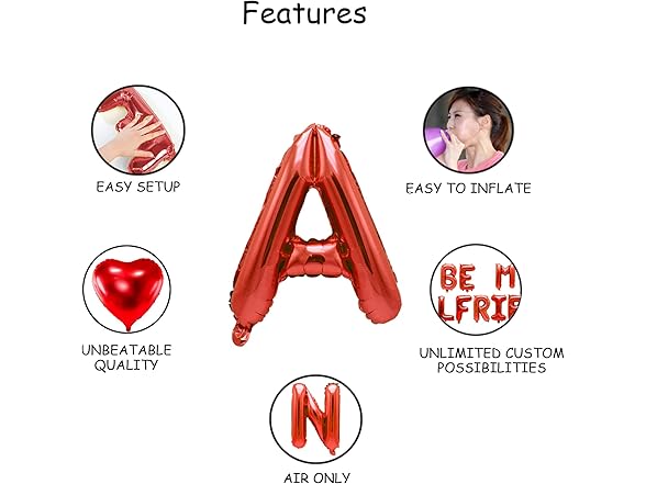 Will You Be My Girlfriend Balloons 