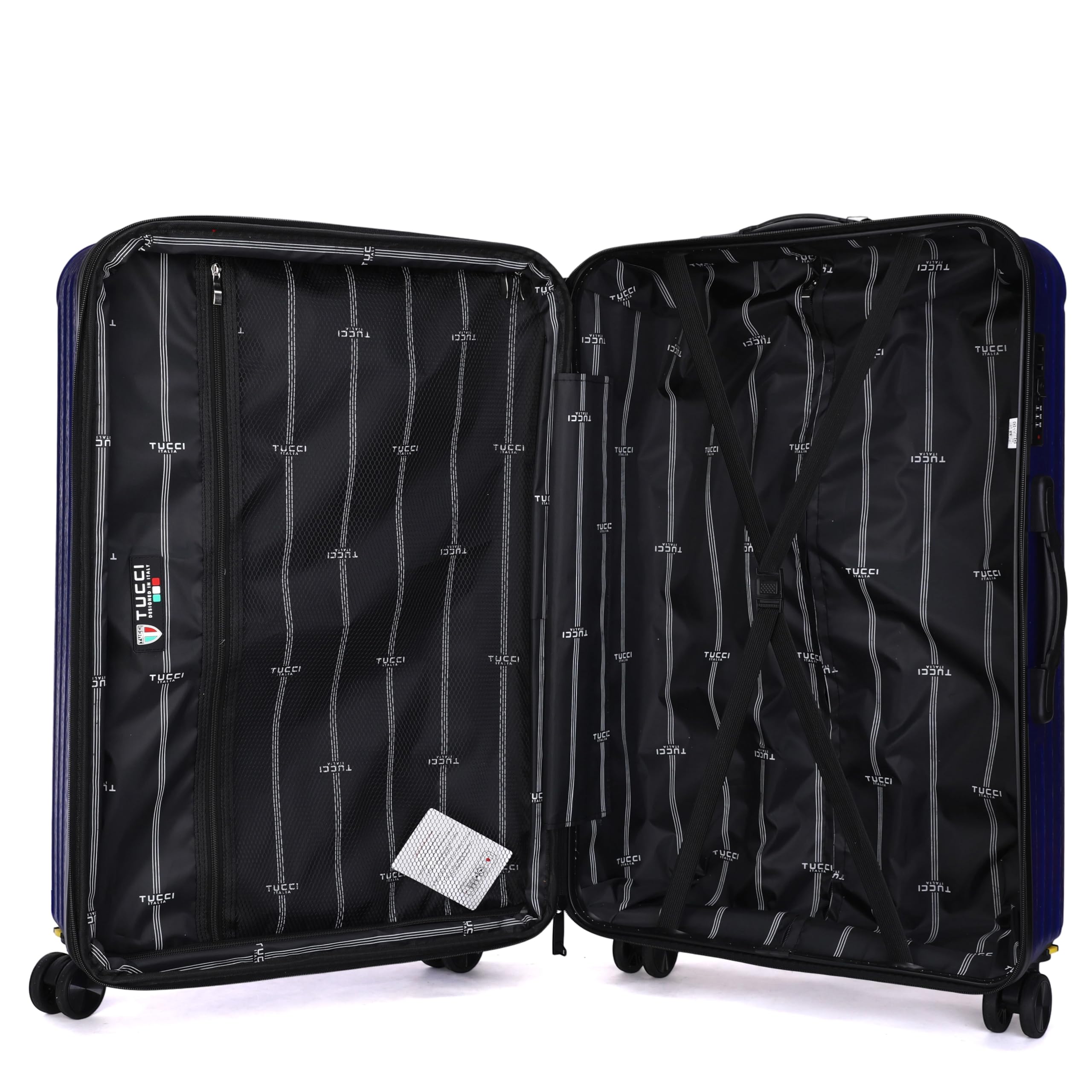Tucci Linea 3-Piece Expandable Hardside Spinner Luggage Set - Gallery 10