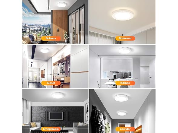 Brightever B0BL3LJ329 7.5 Inch Motion Ceiling Light 