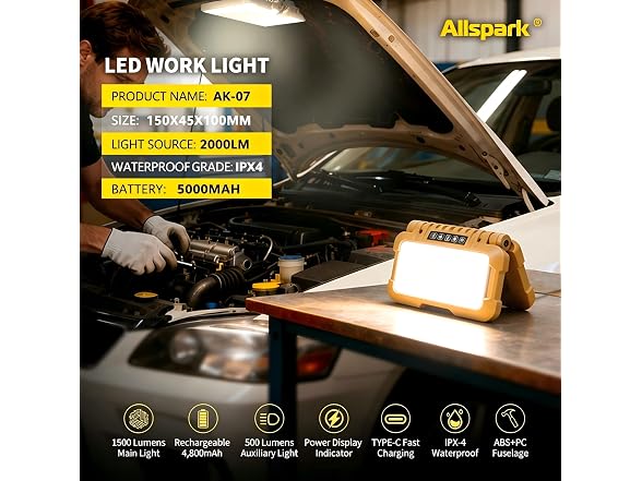 Allspark 2000LM Folding LED Lantern