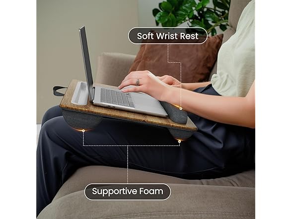 Flycity Laptop Lap Desk with Cushion