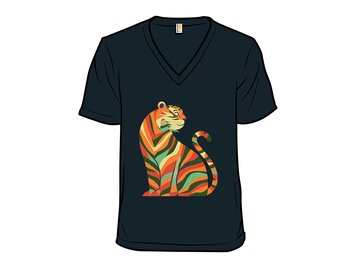 Abstract Tiger Sitting - Gallery 10