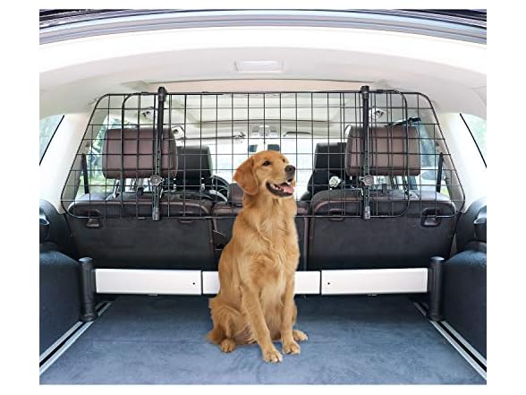 Amazon Basics Adjustable Dog Car Barrier for