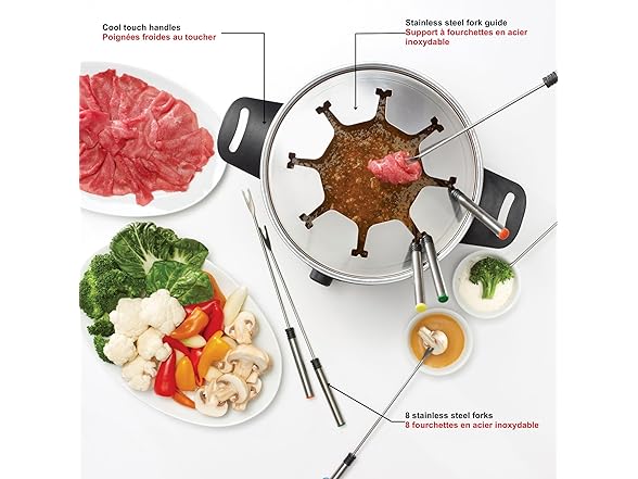 Starfrit Electric Fondue 12PC Set