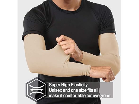 Arm Sleeves for Men and Women (4 Pairs)