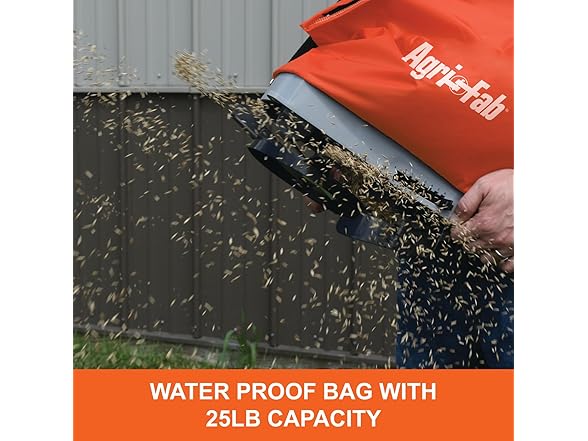 25 lb Handheld Bag Seeder Orange