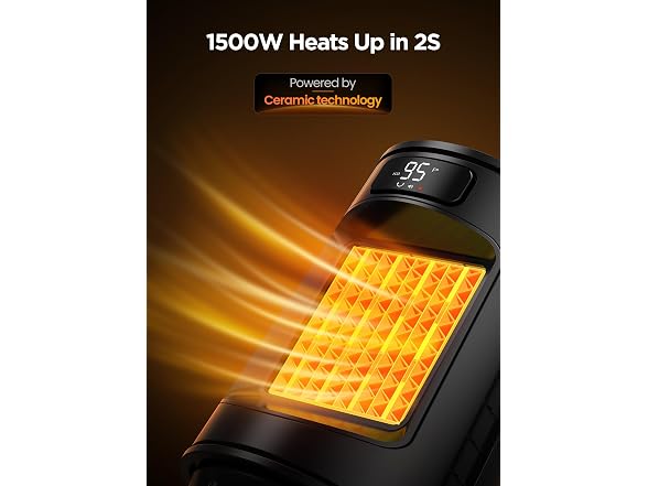 GiveBest Electric Space Heater with Remote