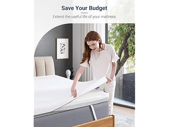 Avenco Gel Memory Foam Mattress Topper 2 Inch Twin
