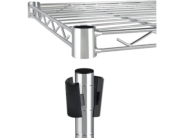 Simple Deluxe Heavy Duty 4-Shelf Storage Shelving Unit