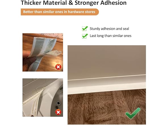 CDFYREC CON-16 (2 Pack) White Caulk Tape