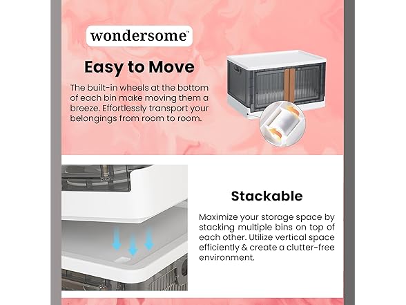 Wondersome Collapsible Storage Bin