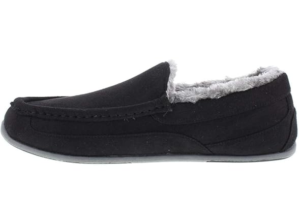Deer Stags Men's Spun Slipper, Black 14
