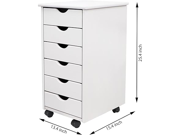 6 Narrow Drawers
