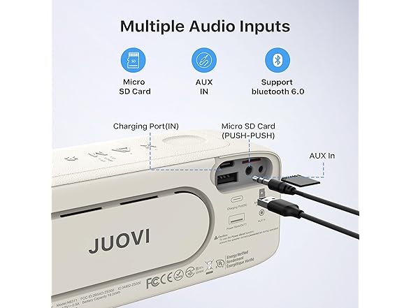 JUOVI 20W Bluetooth Speaker