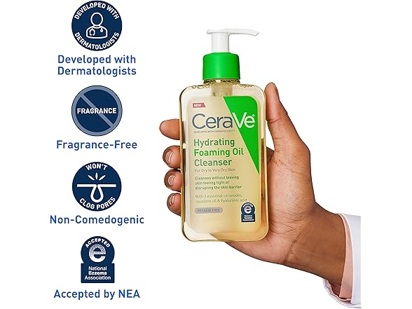 CeraVe Hydrating Foaming Oil Cleanser 8oz