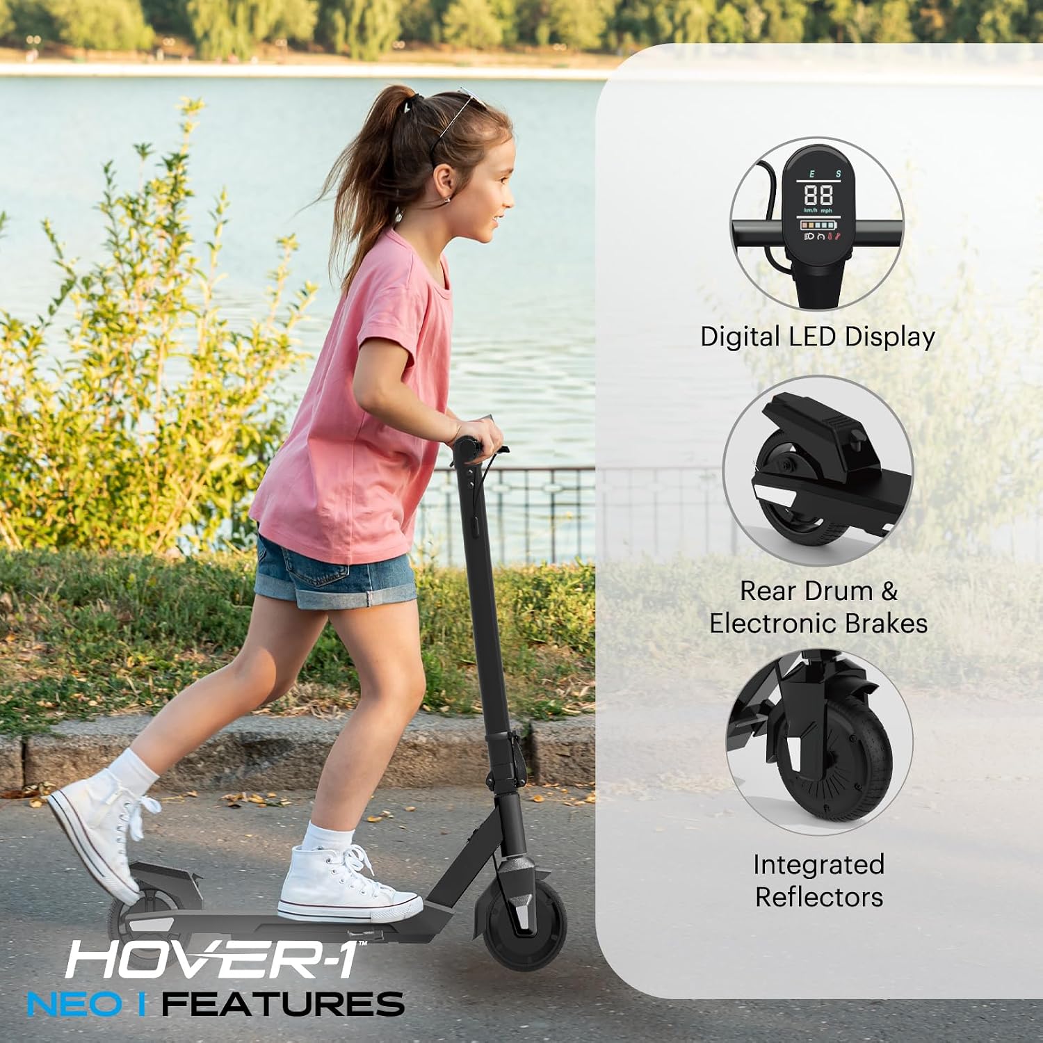 Hover-1 Neo I Foldable Electric Scooter 200W - Gallery 7