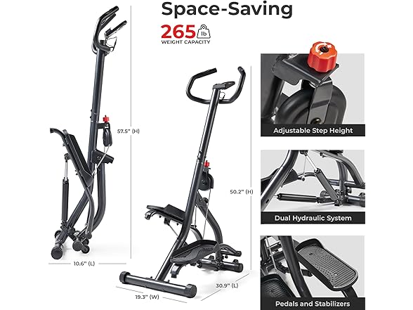 Sunny Health & Fitness Mountain Climb Stair Stepper