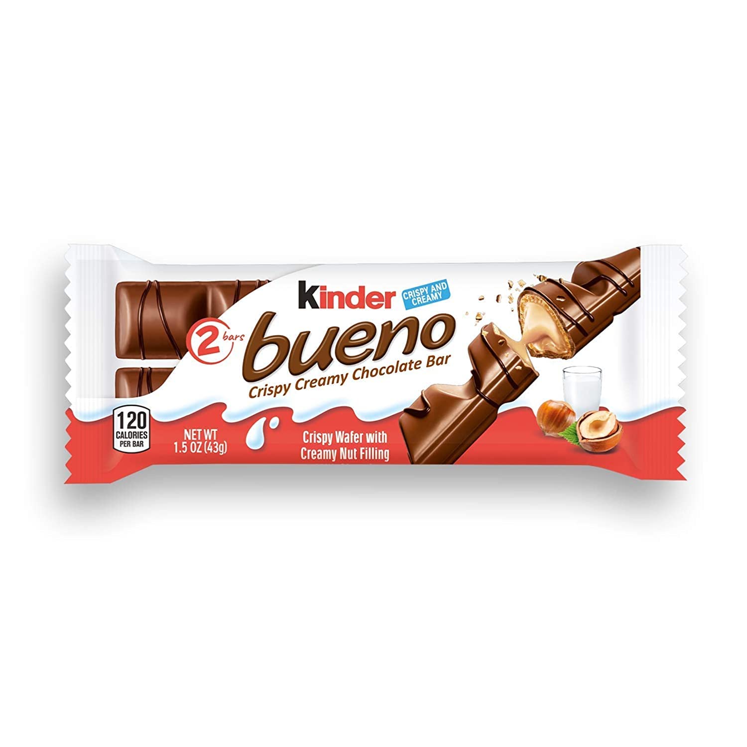 Kinder Bueno Milk Choc Hazelnut 30pk - Gallery 10