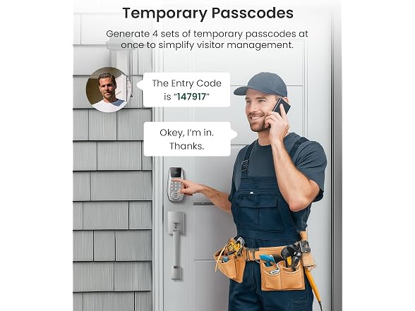 DESLOC C100 Smart Lock with Handle Set