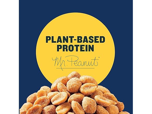 PLANTERS Honey Roasted Peanuts, Dry Roasted, 16 oz.