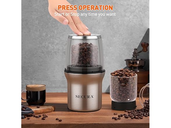 Secura Coffee Grinder Electric