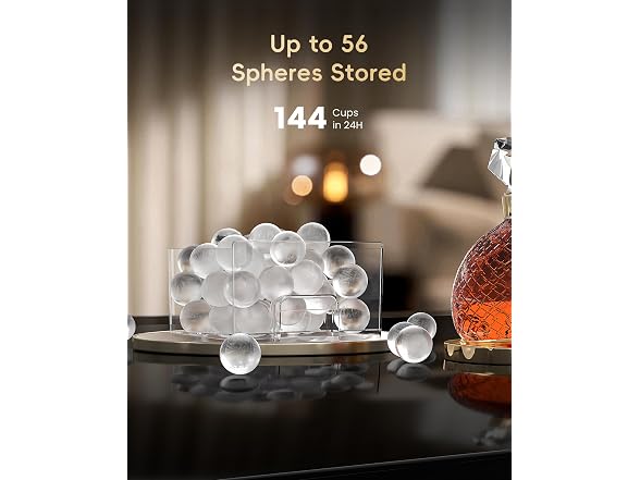 ecozy 2in Sphere Clear Ice Ball Machine