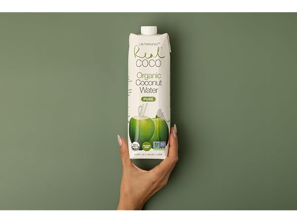 Real Coco Organic Pure Coconut Water (6-Pack 1L)