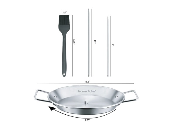 North Point 4 Piece Skewer Grill Set - Gallery 3