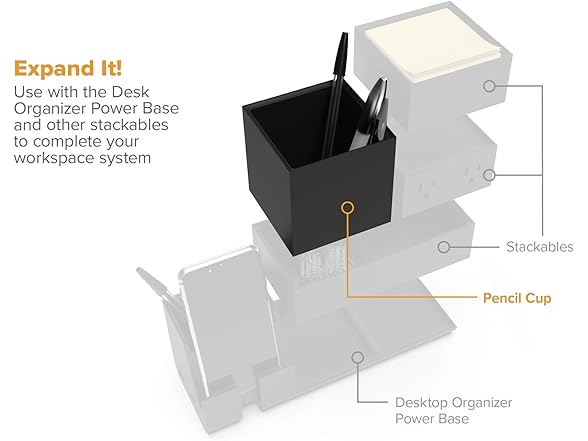Bostitch Office Konnect Pencil Cup Desk Organizer