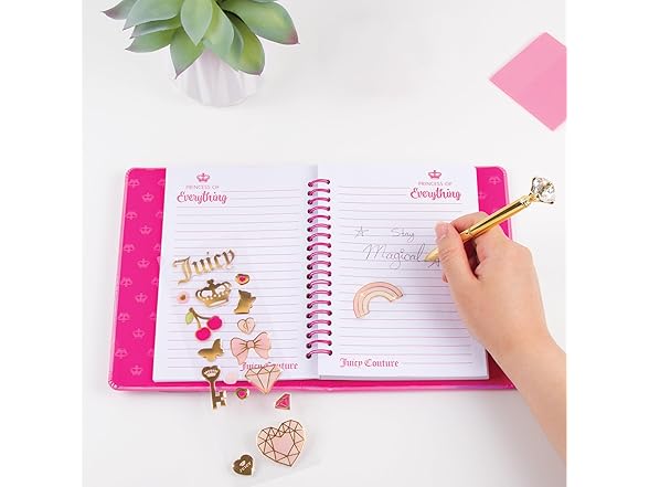 Make It Real Juicy Couture Boxed Journal Pen Set