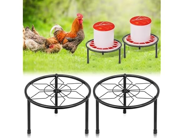 Metal Stand for Chicken Feeder/Waterer