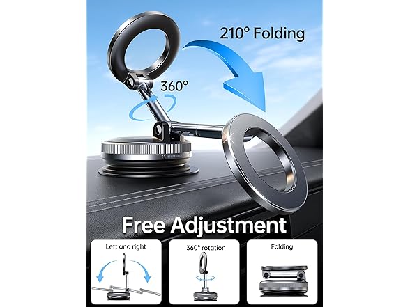 Coolpow Magnetic Car Phone Holder