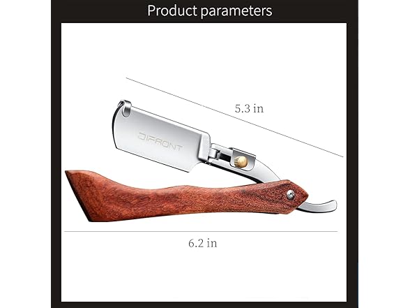 manual razors redwood handle shaver