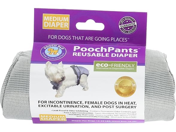 PoochPad PoochPant Diaper, Medium