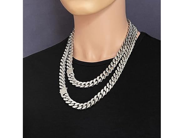 Mens Steel Cuban Link