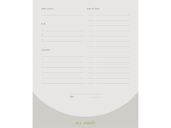 Mead Undated Planner 6" x 8"