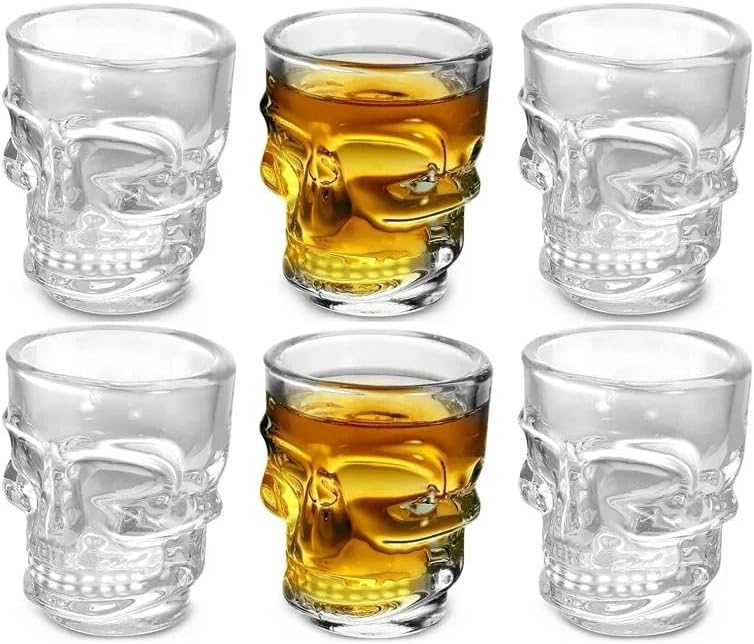 DURA LIVING DL-DLG18909 1.75 oz 6Pc Halloween Skull Sh