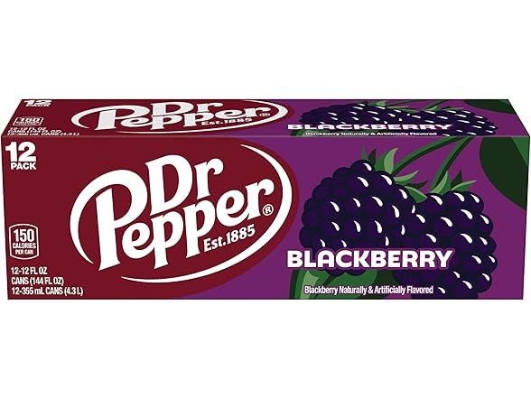 Dr. Pepper Blackberry 12oz 12pk