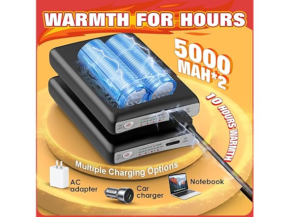 5000 mAh Electric Heated Socks