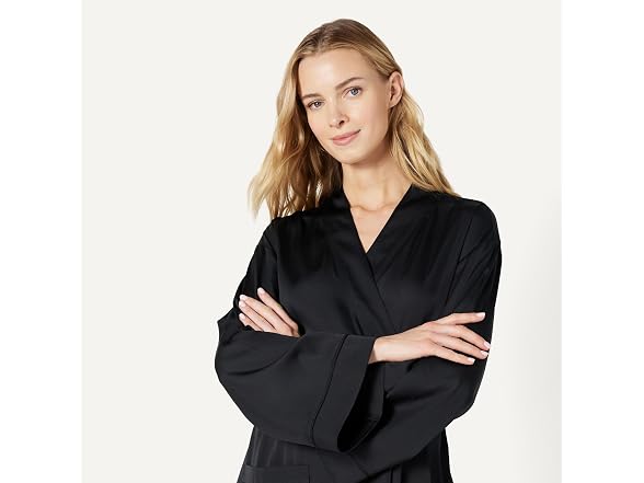 Amazon Essentials Women Satin Sleep Robe