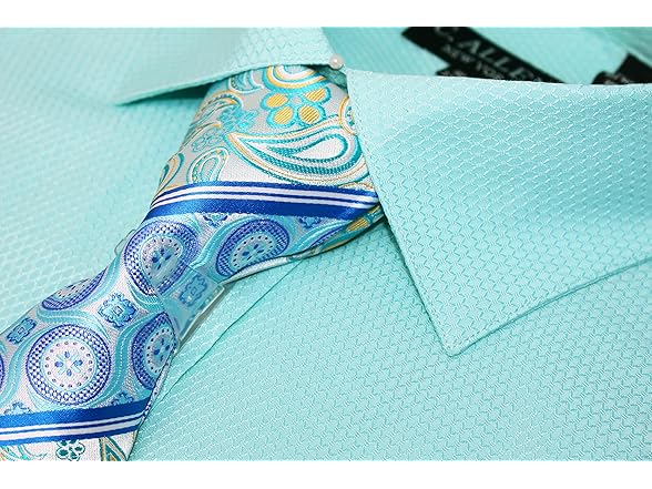 C. Allen Men's Solid Micro Pattern Regul